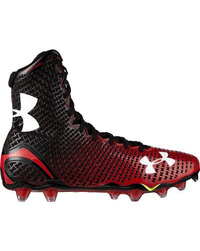 under armour highlight cleats black and white