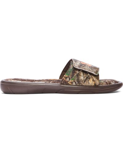 Camo under armour flip flops Clearance