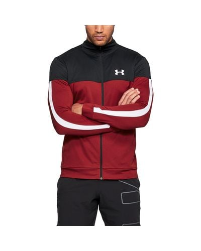 under armour jacket red