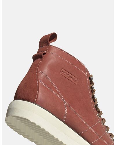 adidas Originals Leather Adidas Superstar Boot (fz2642) in Brown for Men |  Lyst