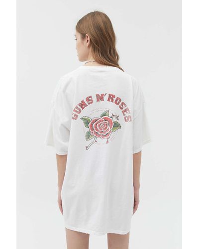 guns and roses tshirt dress