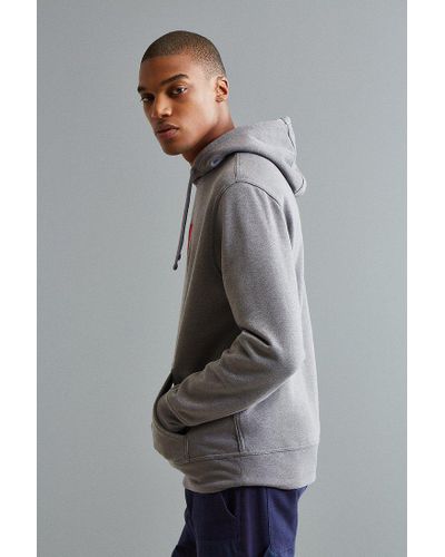the north face embroidered box logo hoodie sweatshirt