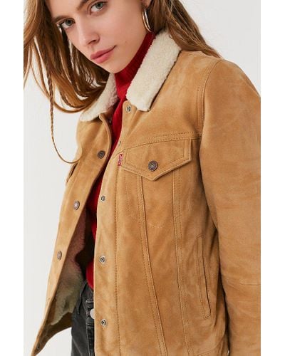 levis jacket tan