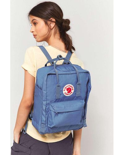 kanken blue backpack