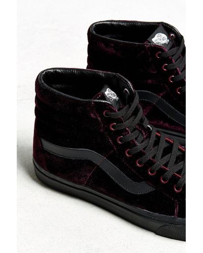 red velvet high top vans