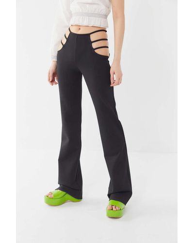 Lucid strappy cutout straight leg pant Clearance
