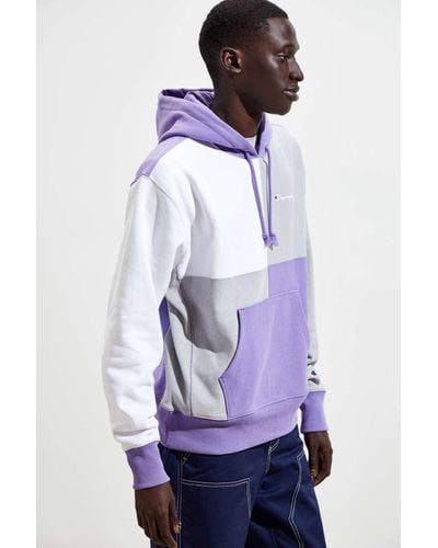 Champion color block sweatshirt best sale