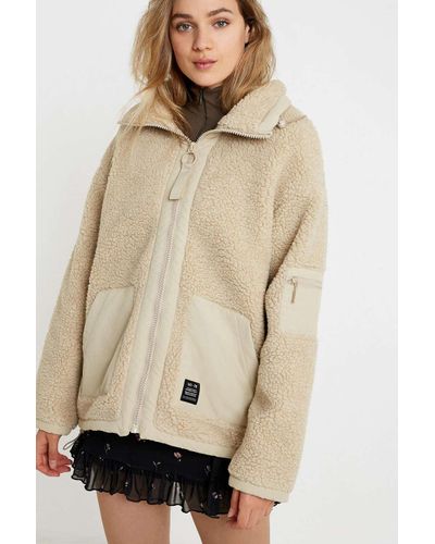 fleece oversized jacket