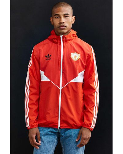 manchester united windbreaker adidas