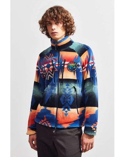 polo ralph lauren southwestern fleece jacket