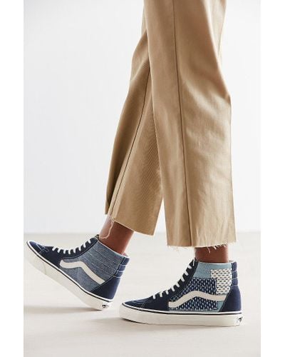 vans authentic denim patchwork