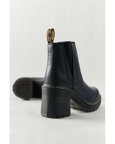 dr martens flared heel