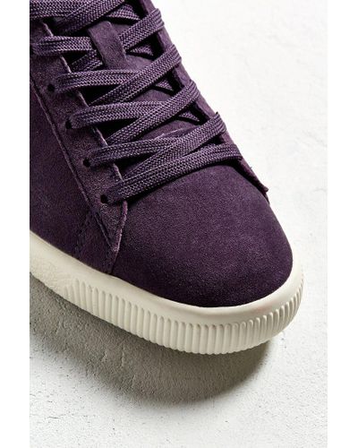 puma clyde purple