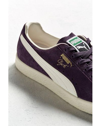 puma clyde purple