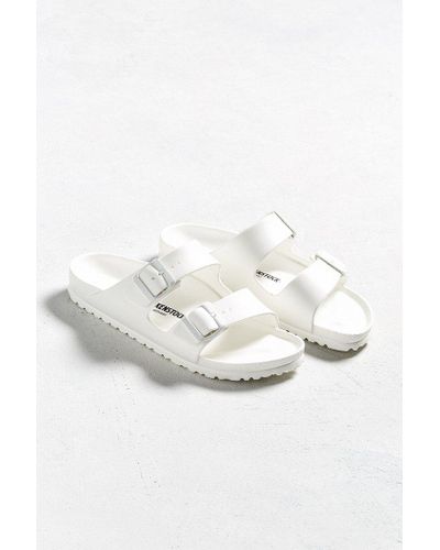 white rubber birkenstocks