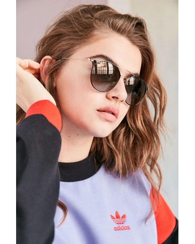 round sunglasses double bridge