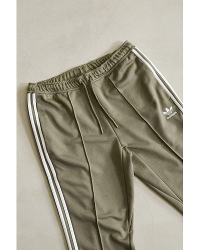 adidas Originals Synthetic Superstar Relaxed Cropped Track Pant in Olive  (Green) for Men - Lyst