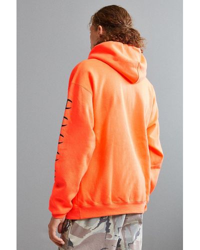 Champion Cotton Repeat Eco Hoodie Sweatshirt in Orange for Men | Lyst