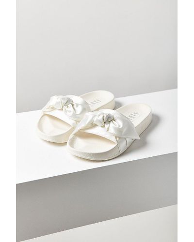 Puma Fenty By Rihanna Satin Bow Slide Lyst