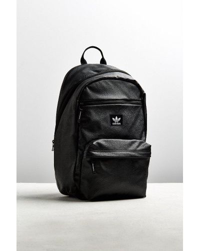 adidas faux leather backpack