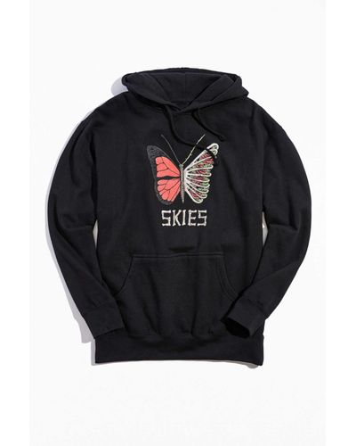 lil skies hoodie butterfly