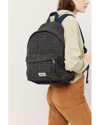 eastpak harris tweed backpack