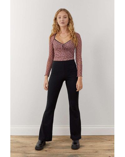 Uo ditsy sweetheart mesh top Clearance