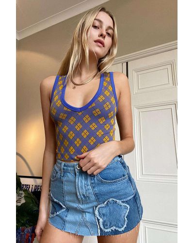 urban outfitters blue tank top