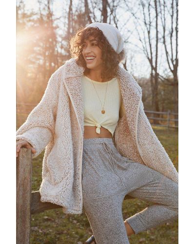 fuzzy oversized jacket