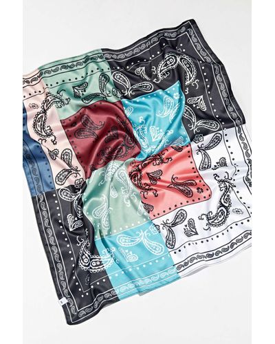 Urban Outfitters Synthetic Traditional Paisley Mashup Bandana in Blue for Men - Lyst