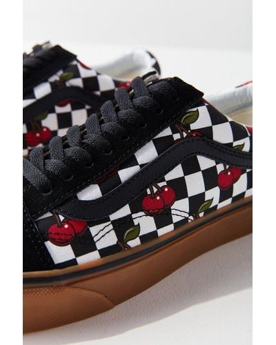 vans cherry checkerboard old skool
