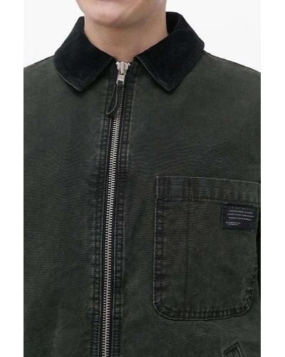 fleece lined canvas jacket