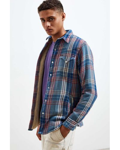 sherpa lined button up
