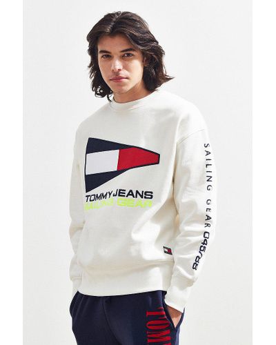 tommy jeans 5.0 90s sailing logo crew sweat Off 71% - www 