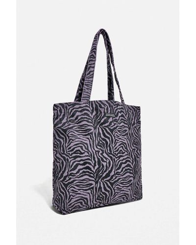 Urban Outfitters Uo Zebra Print Corduroy Tote Bag in Lilac (Purple) for Men  - Lyst