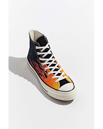 converse flame high tops