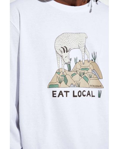 patagonia eat local shirt