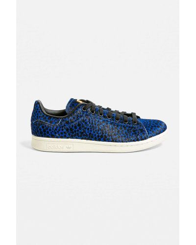 leopard print stan smith trainers