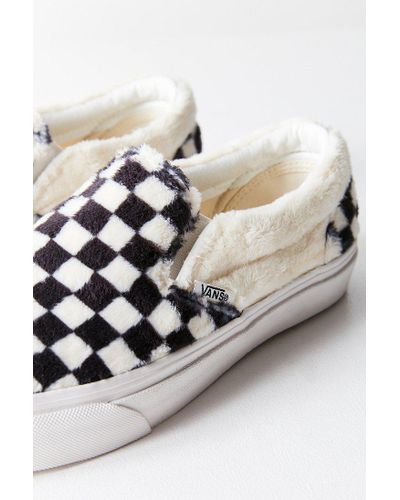 vans sherpa slip ons