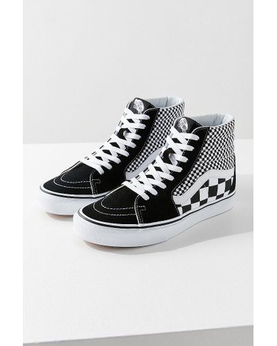 Vans Canvas Vans Mix Checkerboard Sk8-hi Sneaker in Black + White (Black) |  Lyst Canada