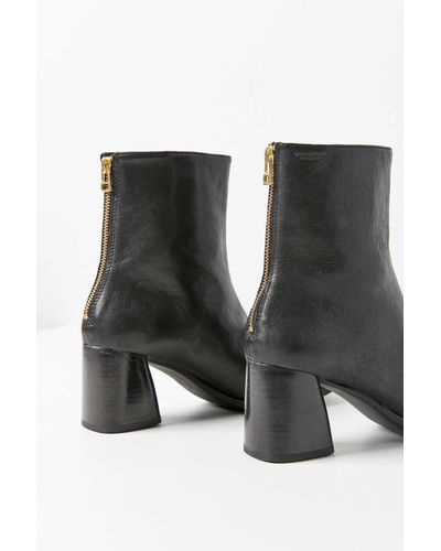 Vagabond Leather Boot in Black - Lyst