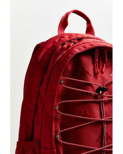 red kappa backpack