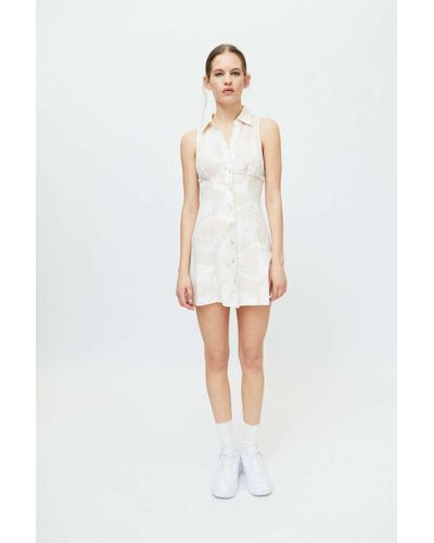 Urban Outfitters Uo Tia Button-front ...