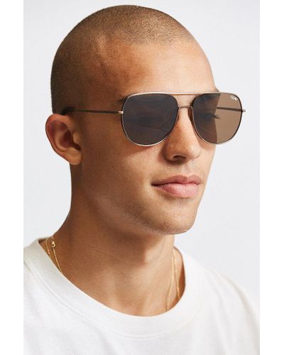Quay Living Large Sunglasses in Brown for Men - Lyst