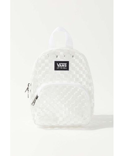 vans mini checkered backpack