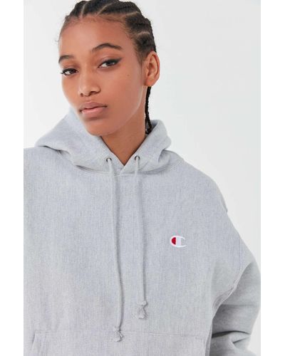 champion hoodie sleeve logo