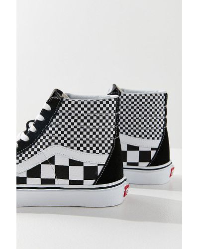 mixed checkerboard vans