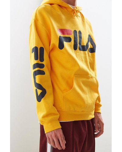 yellow fila jumper