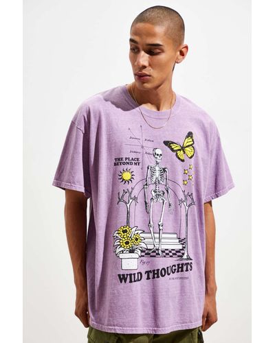 purple skeleton shirt