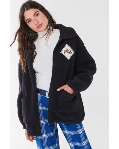 teddy jacket fila